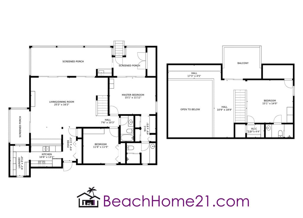 21 Beach Home Floor Plan