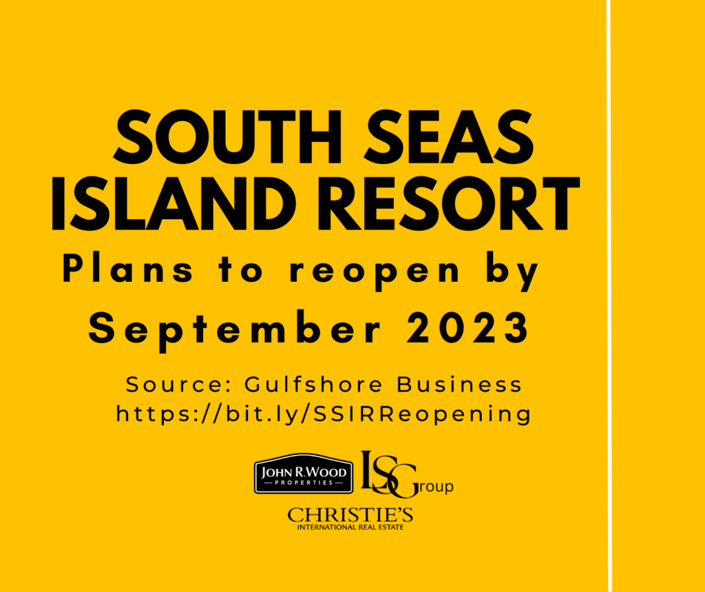 South Seas island Resort Plans to reopen by  September 2023