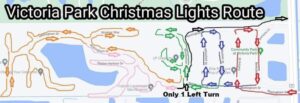 Victoria Par Christmas Lights Route