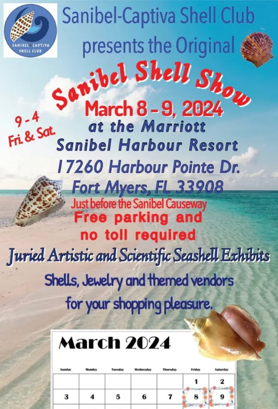 Exciting Update on the 2024 Sanibel Shell Show!