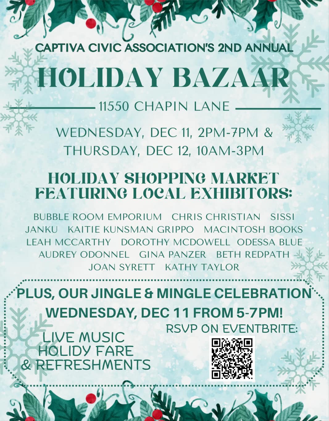 CCA Holiday Bazaar