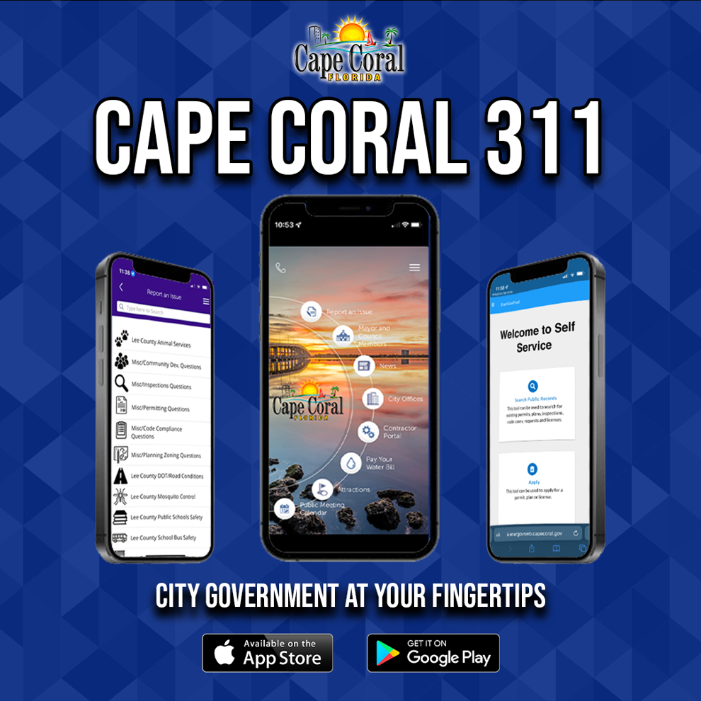 Cape Coral Launches 311 App to Enhance Resident Services