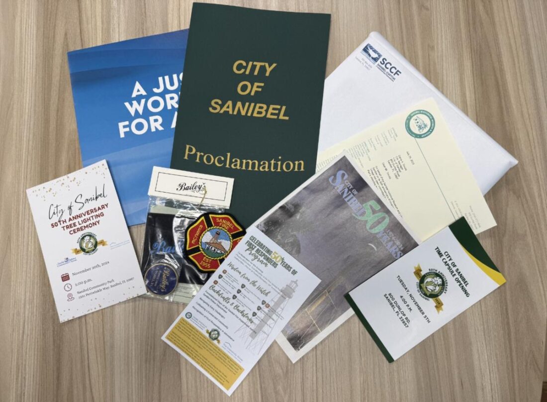 Sanibel Unveils 50th Anniversary Time Capsule