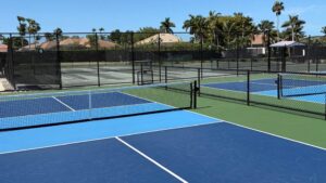 Aerial view of the new amenities following the Kensington Golf & Country Club renovation.