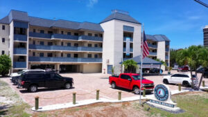The ribbon-cutting ceremony for the Mariner’s Boathouse Fort Myers Beach reopening at 7630 Estero Blvd.