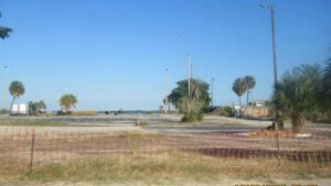 Scenic overview of the Charlotte Harbor shoreline, the future site of the Punta Gorda waterfront hotel development.