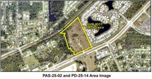 Commercial development site plan along Duncan Road following the U.S. 17 commercial rezoning approval.