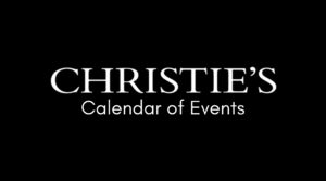 Christie's Calendar of Events