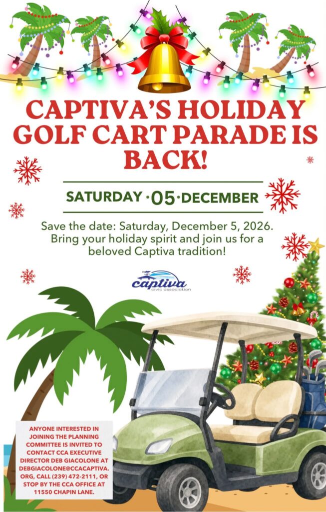 Captiva Holiday Golf Cart Parade 2026