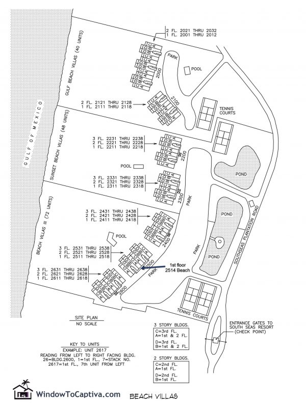Beach Villa Site Plan